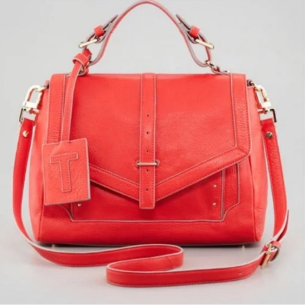 Tory Burch 797 handbag- watermelon red